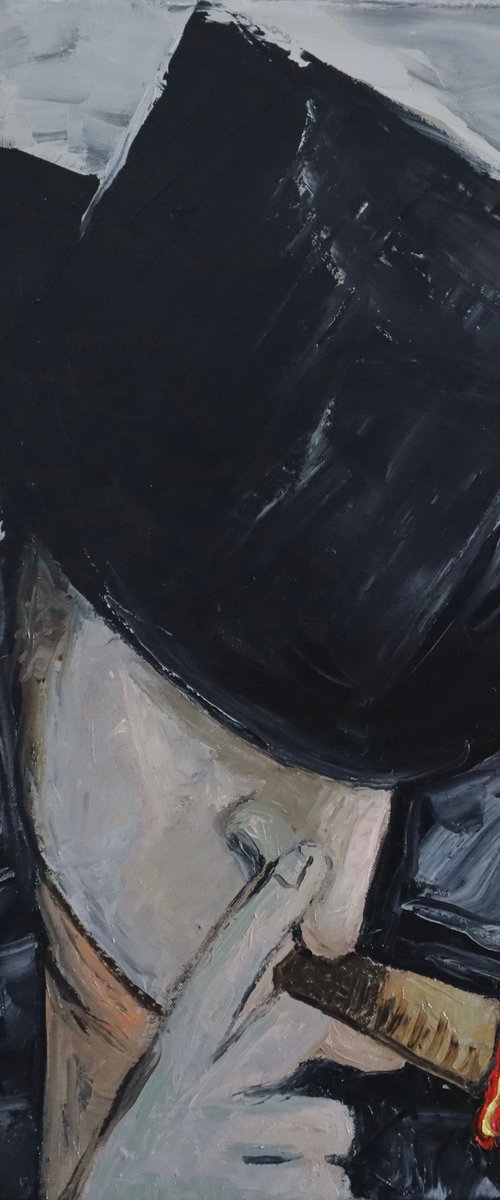 Man in black by Ta Byrne