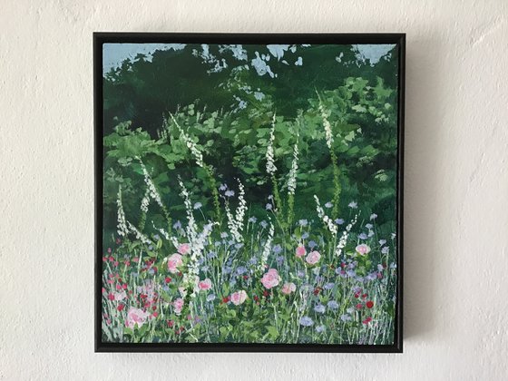 Foxgloves and Roses