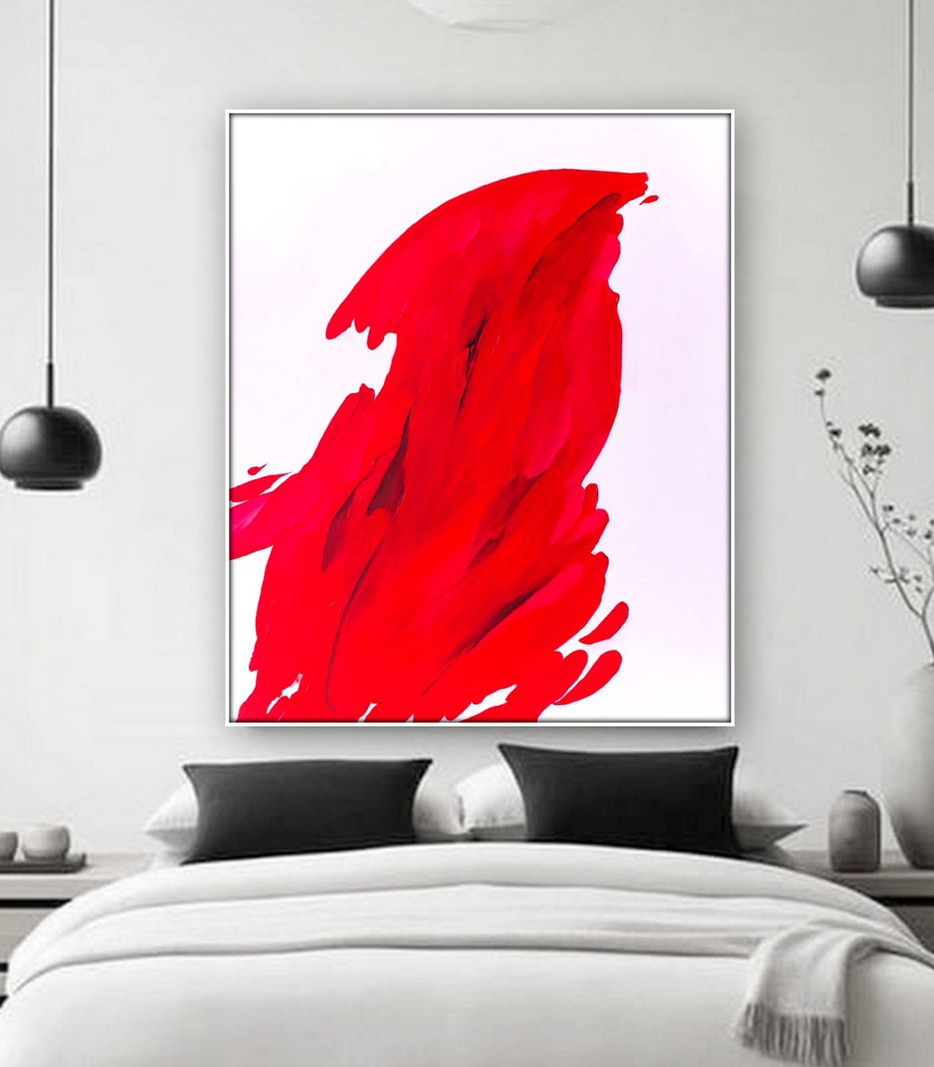  New Flame By Nadia Moniatis, 39 X 47, Artwork For Sale On Artfinder
