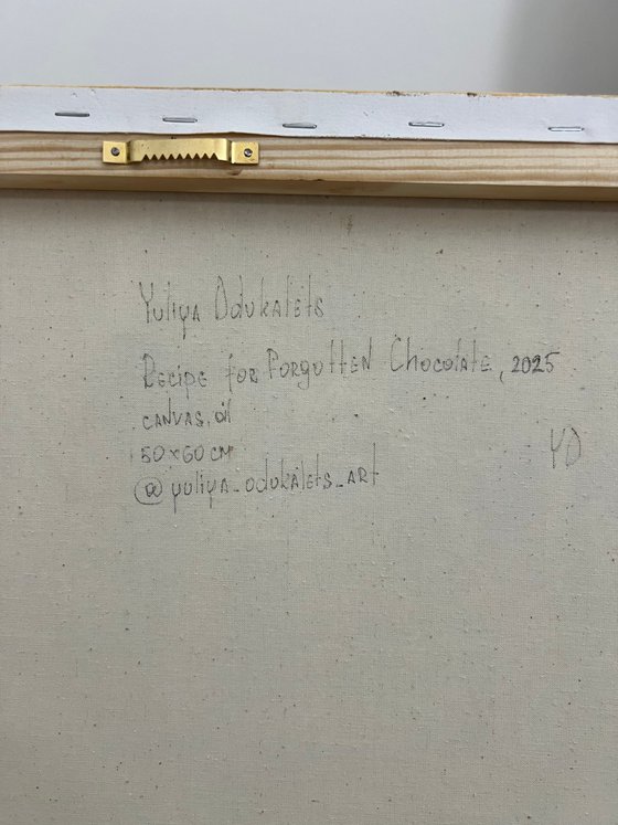 Earthy chocolate still life