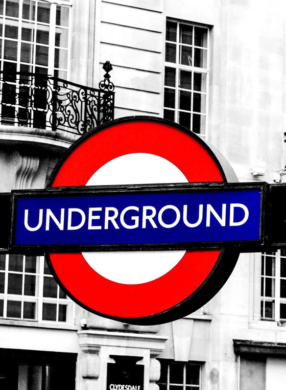 LONDON UNDERGROUND (Limited edition  1/20) 18"X12"
