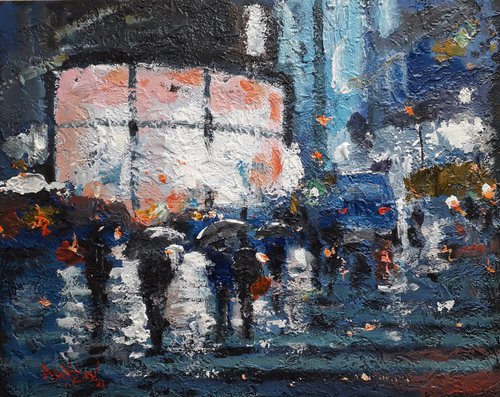 A Rainy Day in New York. by Alexander Zhilyaev