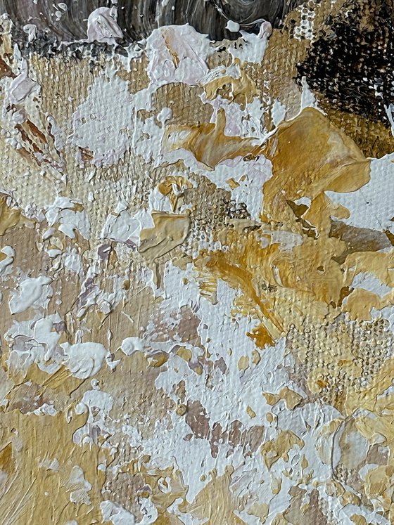 Golden Ochre in Lavender Mist