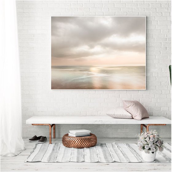 And so the sun rose.... - Rose Gold Dawn 60 x 40 inches Canvas