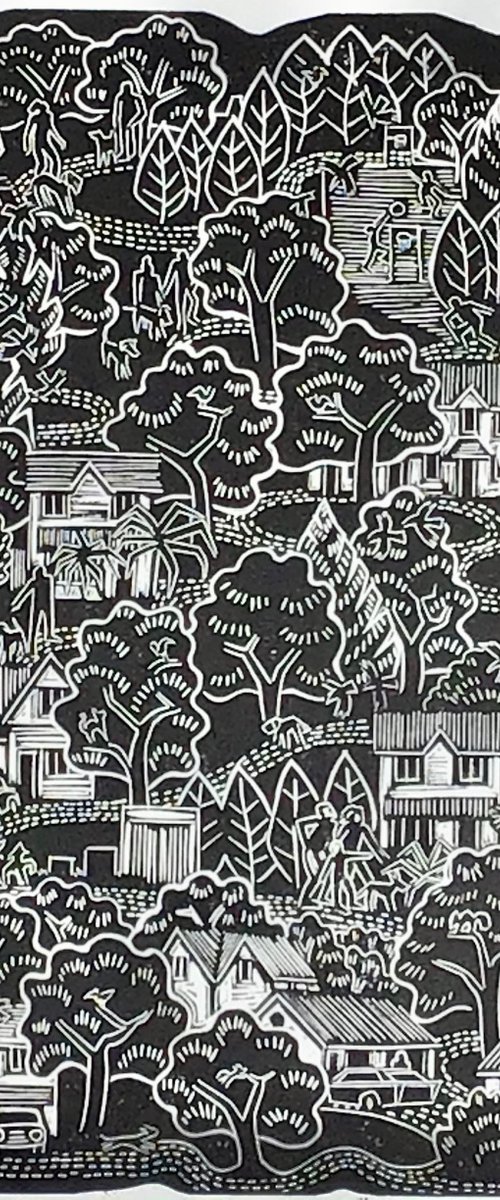 Dog walkers by Mark Howard Jones