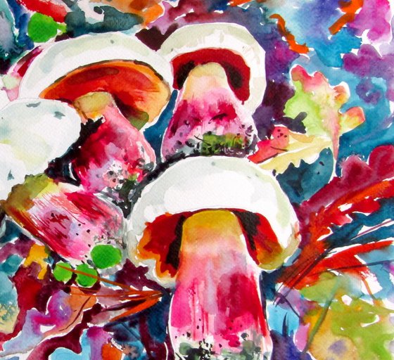 Mushrooms  Boletus satanas