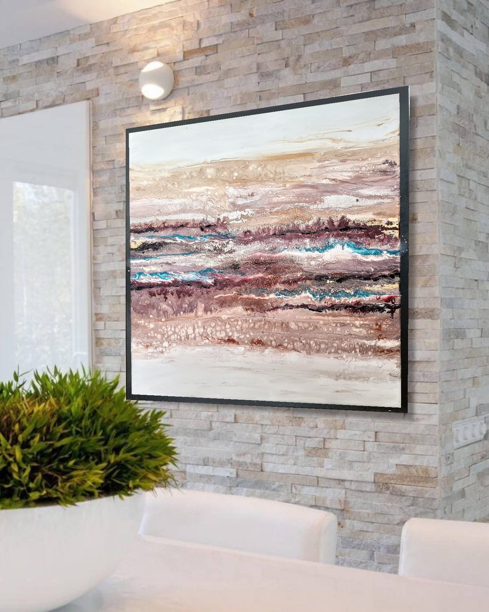 Dreamland 81x81cm by Eleni Denart