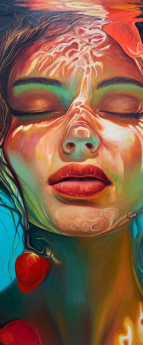 Depth of Silence/Underwater Portrait by Viacheslav Zaykin