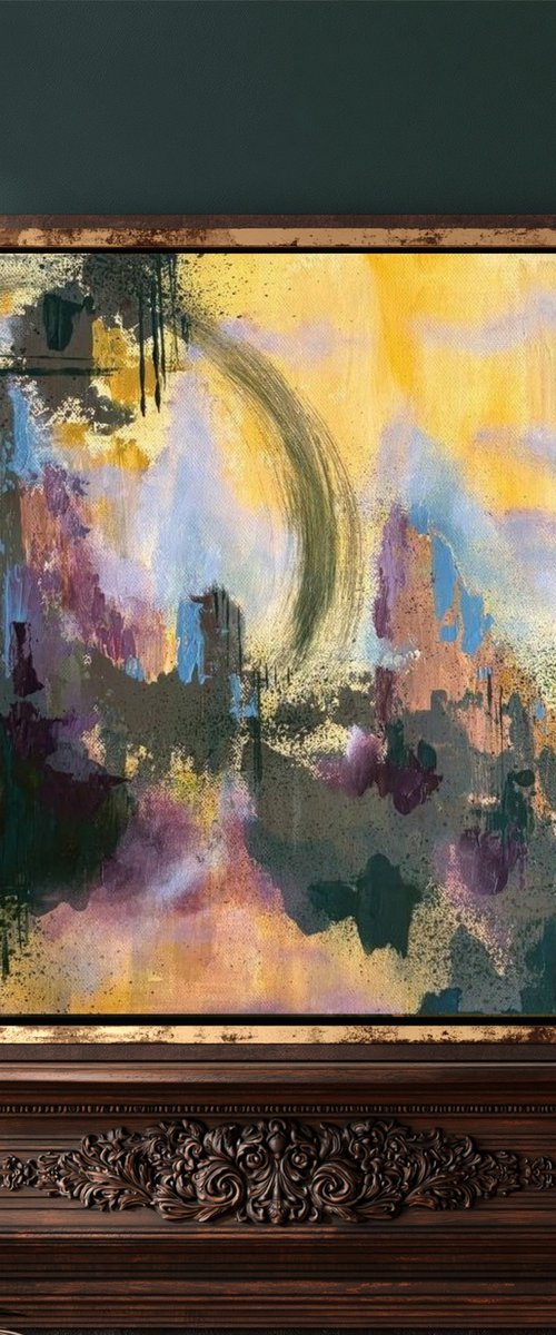 Sunrise in the Mountains by Liudmyla Levitas