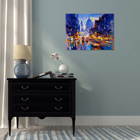 Abstract cityscape (London)