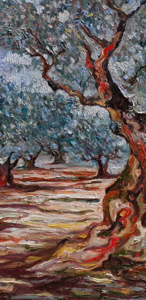 Olive Grove by Liudmila Pisliakova