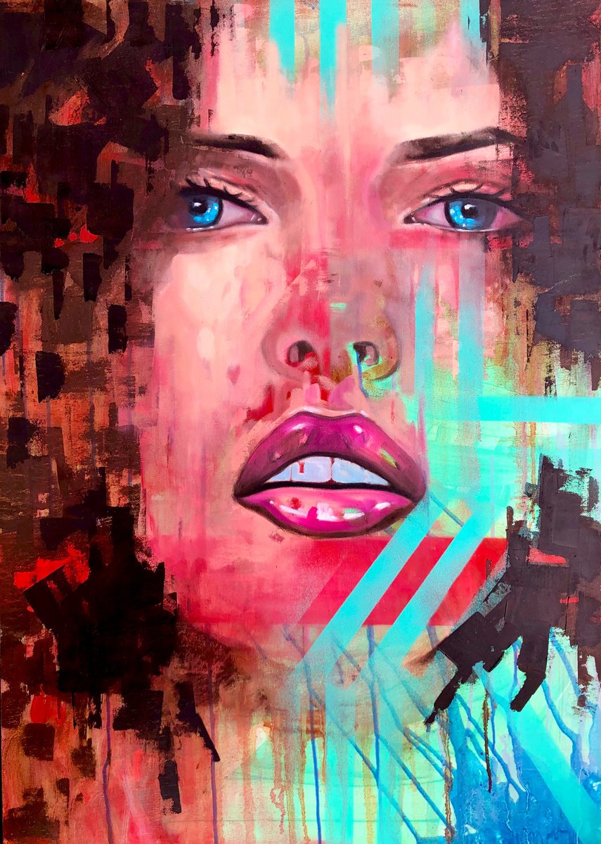 Gaze By Stevie Nicholson, 24 X 33, Artwork For Sale On Artfinder
