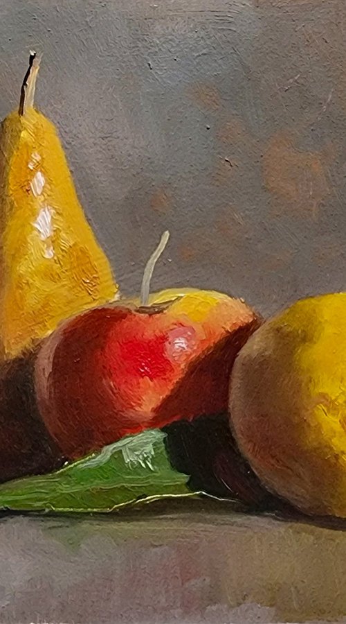 Pear,Apple and Lemon by Pascal Giroud
