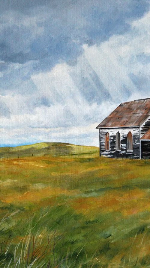 Landscape - Prairie Churches - "Hope on the Horizon" by Katrina Case