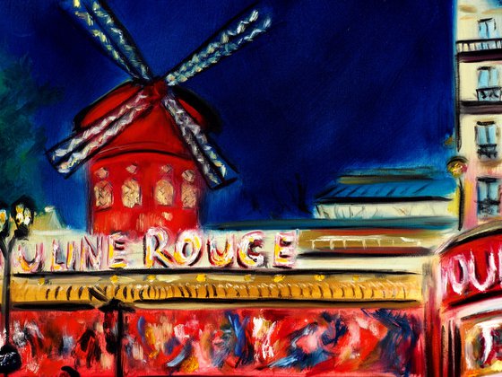 Moulin Rouge, Evening Paris