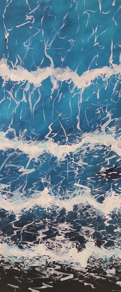 Storm, Ocean No 03 51x76cm by Lukasz Lepik