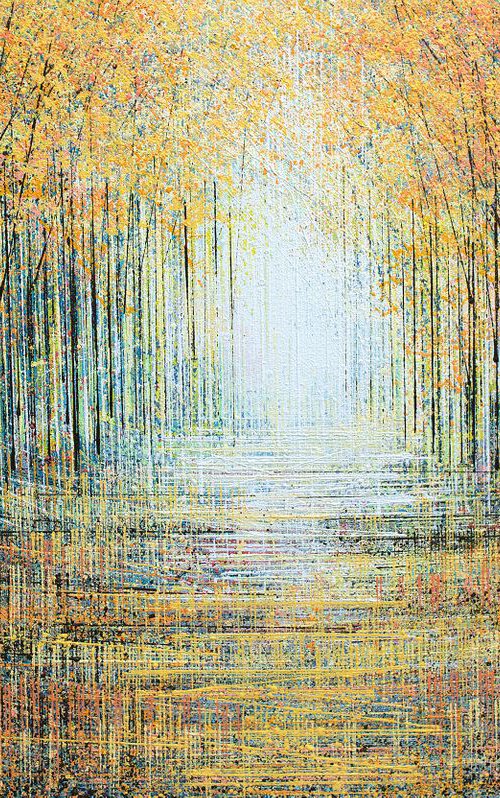Autumn Forest Path by Marc Todd