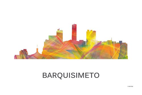 Barquisimeto, Venezuela Skyline WB1 by Marlene Watson