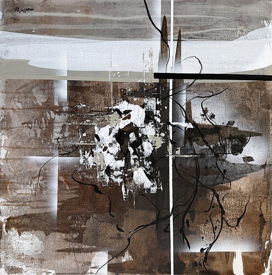 Measured Silence diptych set