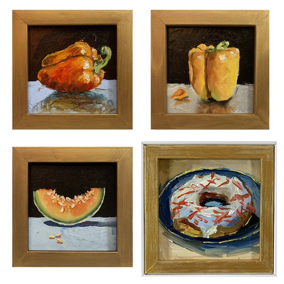 Paprika, Melon,Donu t.