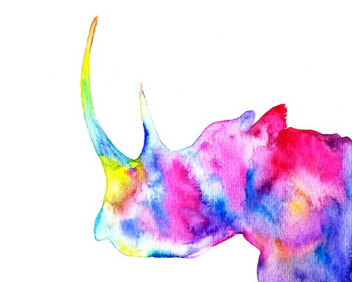Rhinoceros by Luba Ostroushko