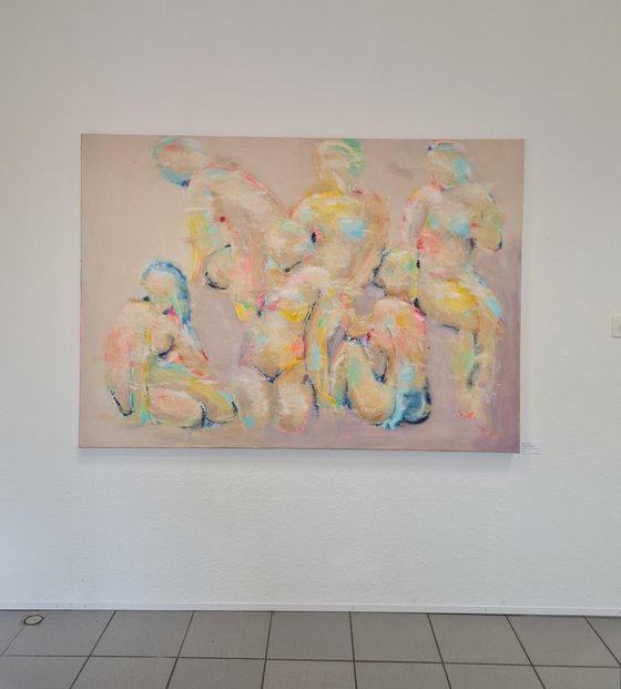 Figure study in yellow