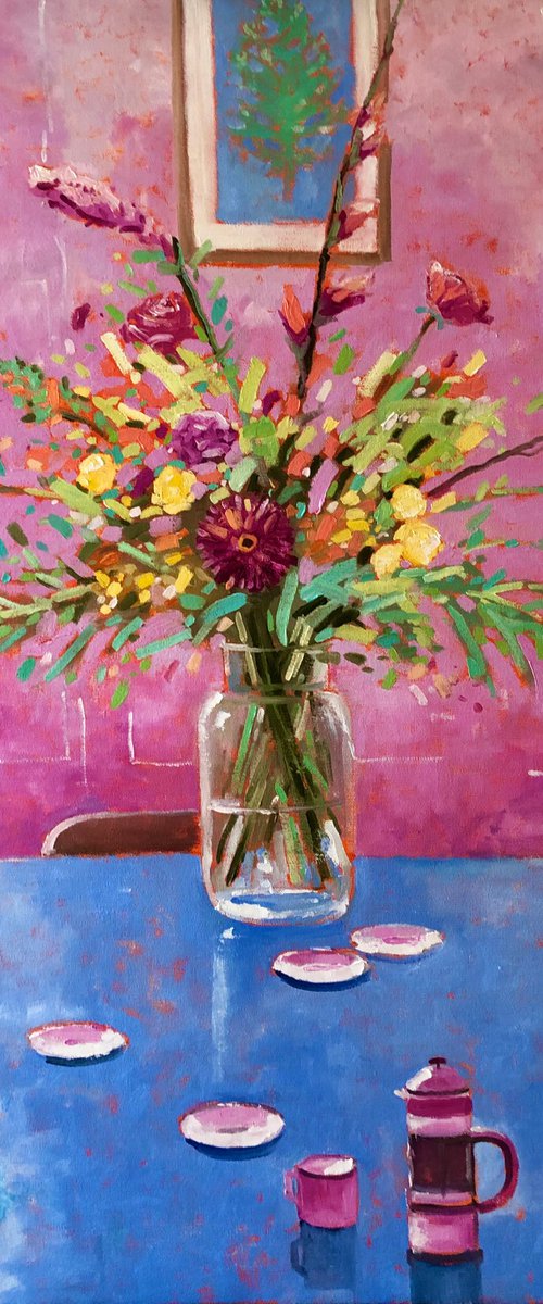 Bouquet flowers by Volodymyr Smoliak
