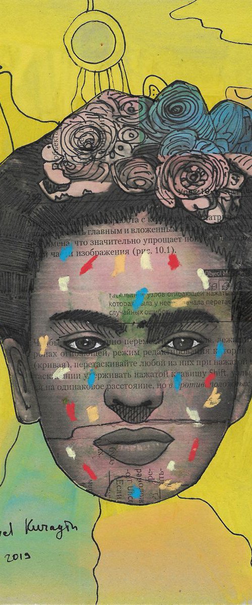 Portrait of Frida Kahlo #55 by Pavel Kuragin