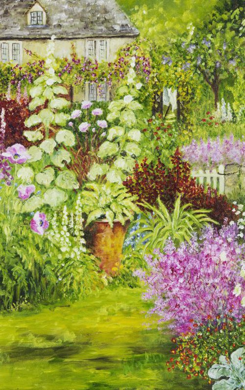 A Cottage Garden by Christine Gaut