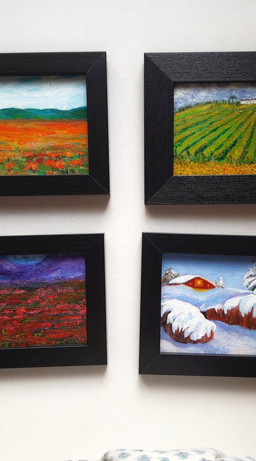 Set of Four - The Four Seasons by Asha Shenoy