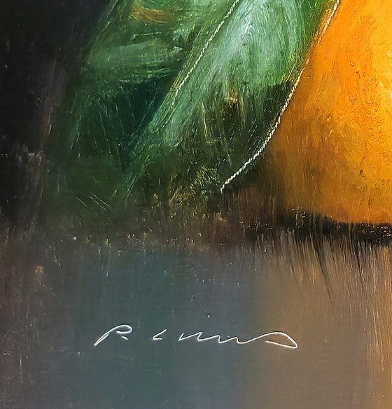 Tangerines and a Vase