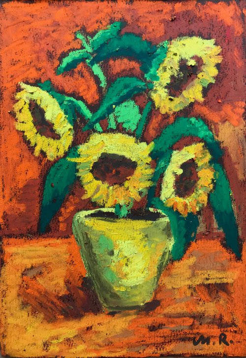 Sunflowers by Milica Radović