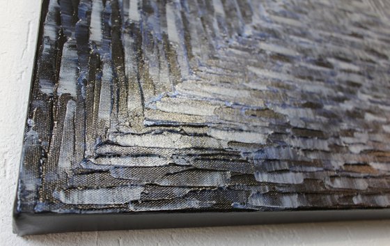 Large Square Blue-Grey Gradient