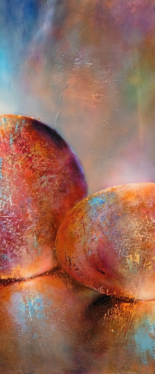 Two marbles by Annette Schmucker