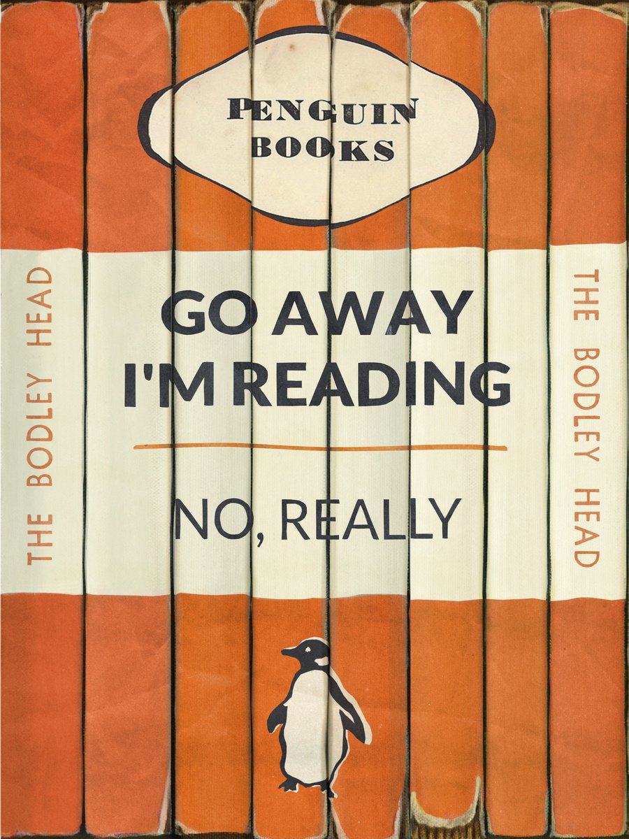 Go Away I’m Reading (11x14’’) by Peter Walters