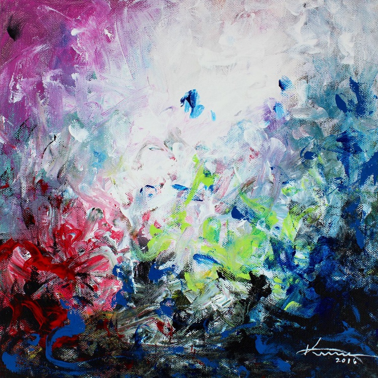 Fairy Garden Acrylic Painting By Kume Bryant Artfinder