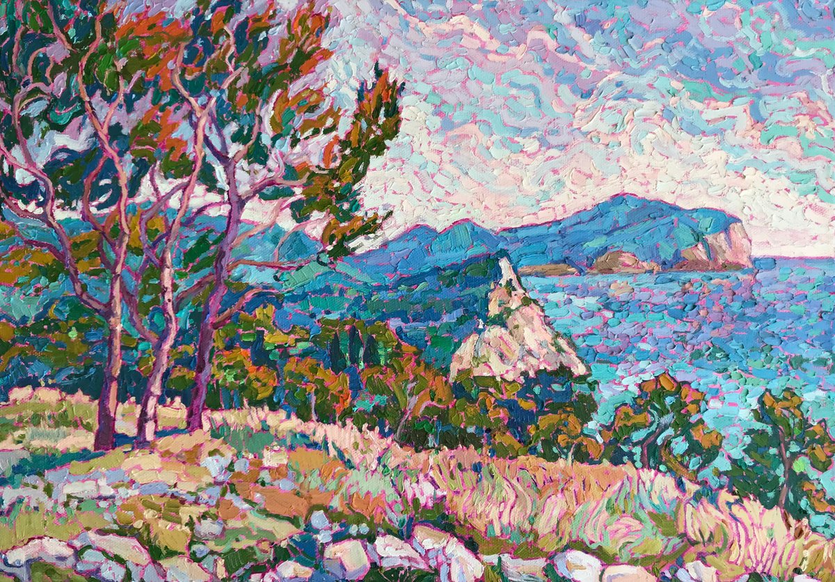 Coastline Of Secrets By Natalia Bessmertnova, 20 X 14, Artwork For Sale On Artfinder