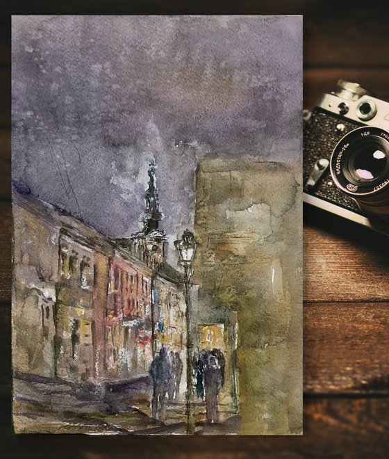 Silence under the starry blessing