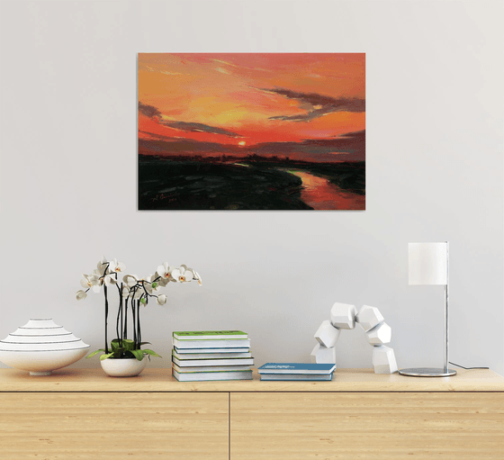 Last Light Over the River