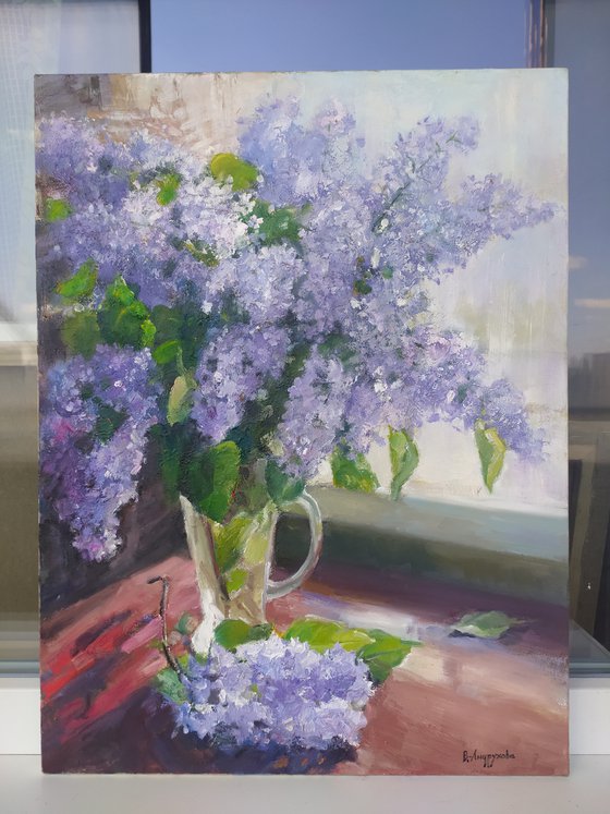 Lilac in a vase