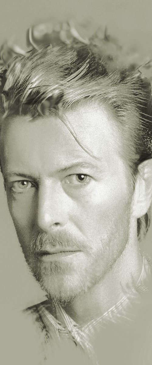 David Bowie, EXTRA LARGE 140 cm X 100 cm by Srdjan Jevtic