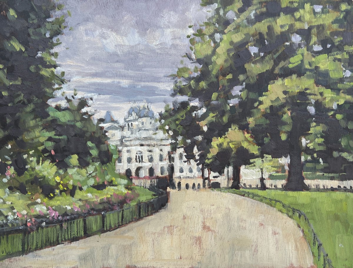 St James Park looking towards Horse Guards by Louise Gillard