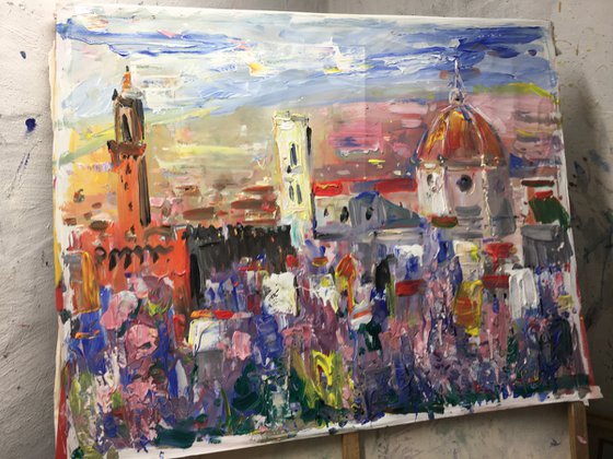 Florence May 2022, 95cm x 75cm