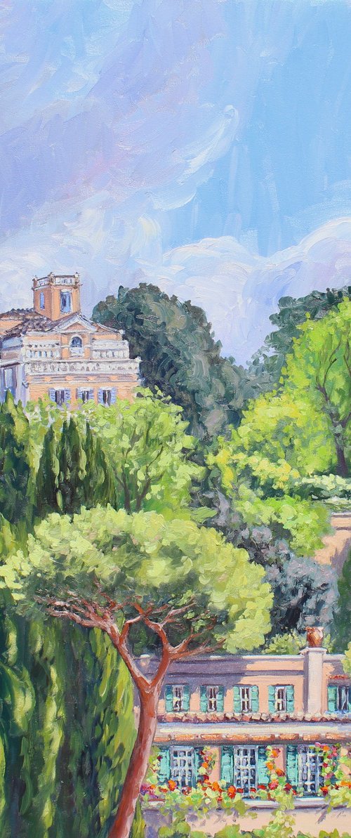 Borghese Gardens Villas by Kristen Olson Stone