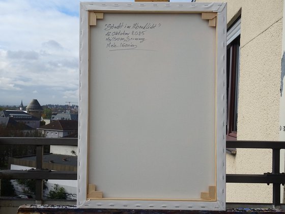 City in the Evening Light