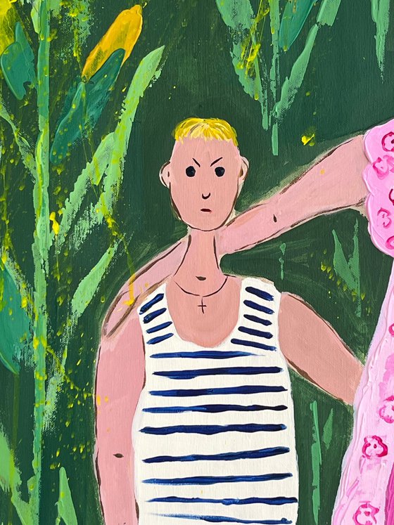 Friends Original Painting