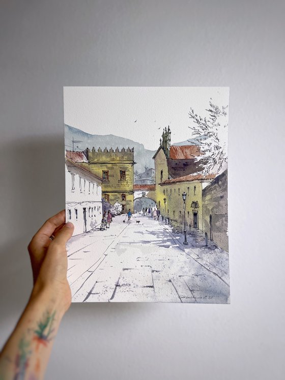 Streets of Galicia, Spain