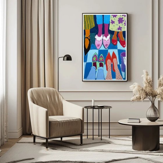 Purple Living Room Dream