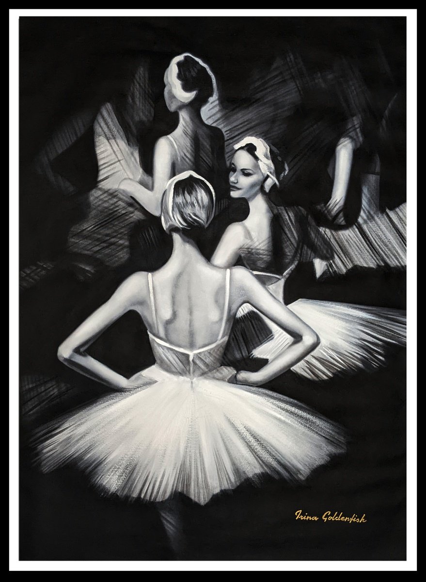 Impressionistic Portrait Oil Painting By Irinagoldenfish, 31 X 43, Premiere, Original Artwork