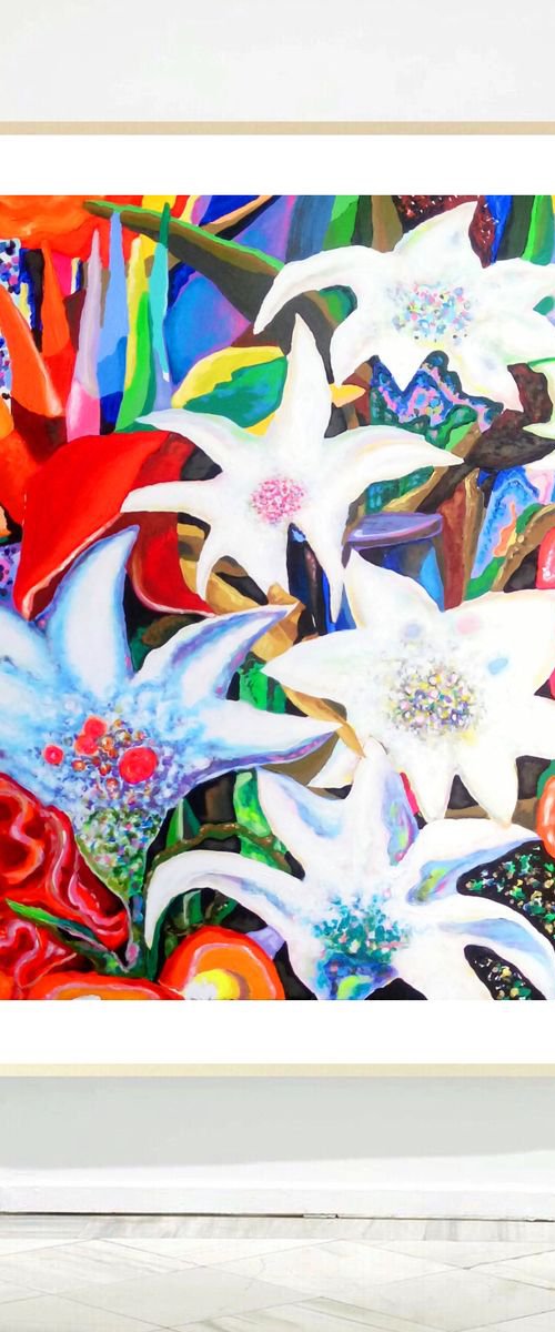 Sisters of Mercy (pop art, flowers) by Alejos